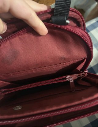Borsa uomo rossa