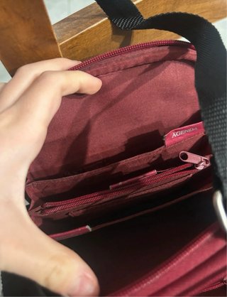 Borsa uomo rossa