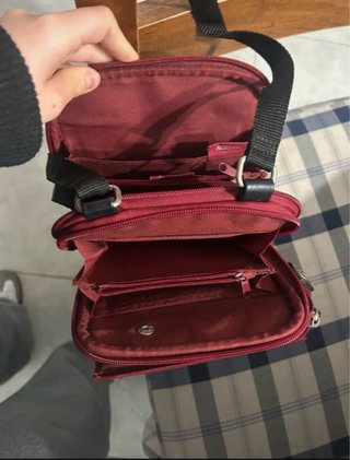 Borsa uomo rossa