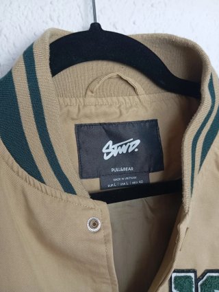 Chaqueta Pull&Bear Beige Talla M