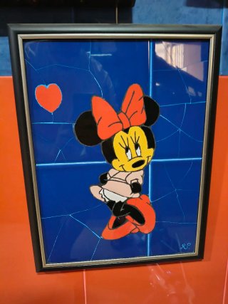 Cuadro de azulejos hecho a mano