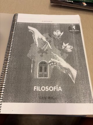 Filosofía 1º Bachillerato. Libro del estudiante...