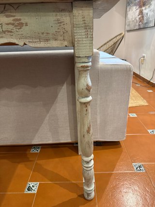Mesa aparador de madera