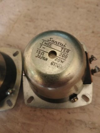Altavoces agudos sansui 611 A