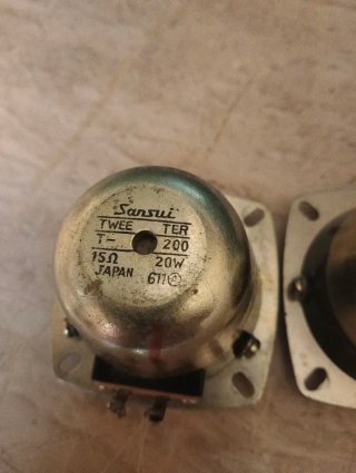Altavoces agudos sansui 611 A