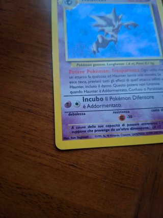 Haunter 6/62 Carta Pokémon Fossil 2000