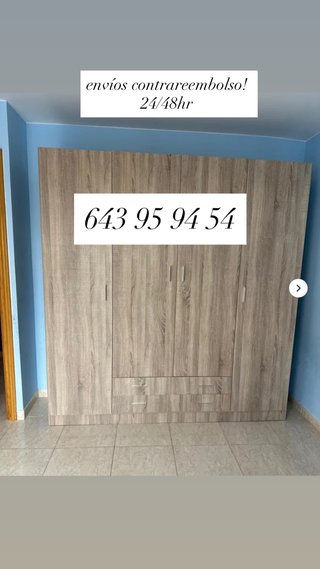 Armario 4 puertas madera nuevos