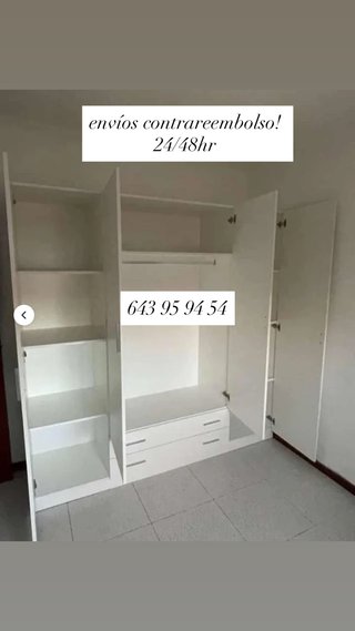 Armario 4 puertas madera nuevos
