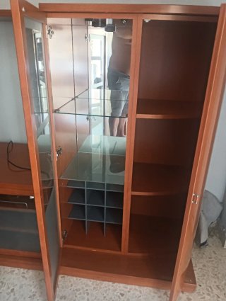 Mueble de salón modular madera