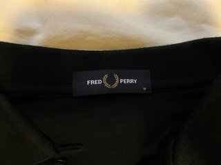Polo Fred Perry Negro Manga Larga