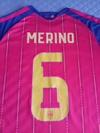 Camiseta España Mikel Merino #6 Mundial 2026