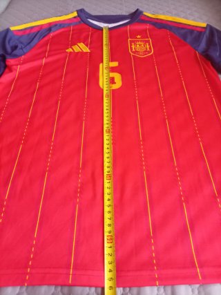 Camiseta España Mikel Merino #6 Mundial 2026