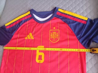 Camiseta España Mikel Merino #6 Mundial 2026