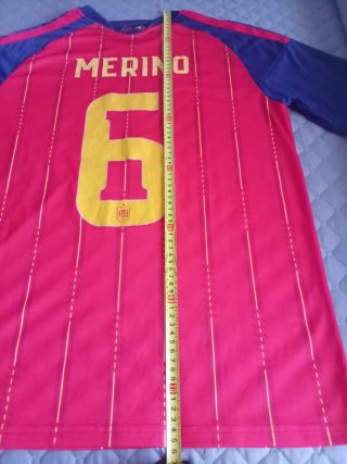 Camiseta España Mikel Merino #6 Mundial 2026