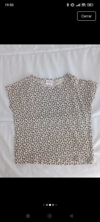 Camiseta leopardo  Talla 2-3 años + Regalo