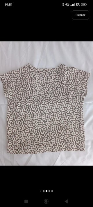 Camiseta leopardo  Talla 2-3 años + Regalo