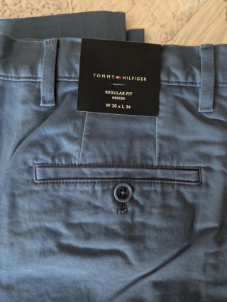 Pantalón Tommy Hilfiger Hombre W30 L34 Azul