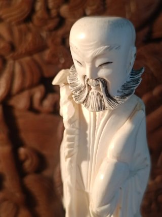 Pareja de figuras okimonos