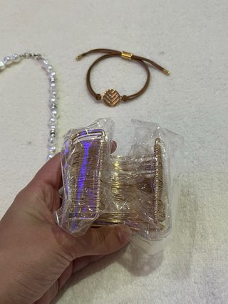 Pack Joyería: Collar Perlas, Pulsera y Brazalrte