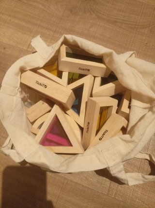 Bloques construcción madera Tickit