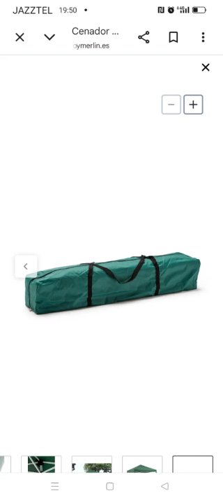 Carpa Plegable Verde 3x3m