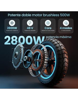 Patinete Eléctrico SmartGyro Rockway GT Dual