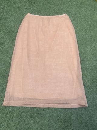 Falda Cortefiel punto Lúrex brillante Talla P