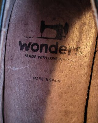 Zapatos Wonders Negros Mujer