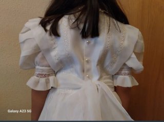 Vestido comunión niña talla 110cm