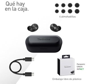 Auriculares Technics EAH-AZ40M2 ANC negro