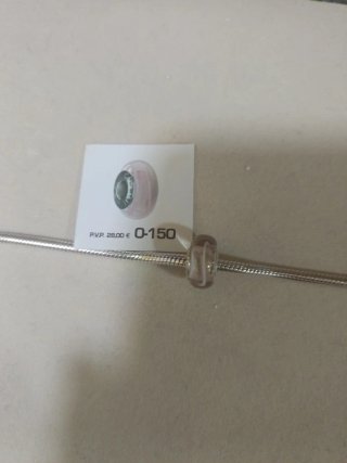 Chamilia Charm Compatible Pandora Rosa/Plata