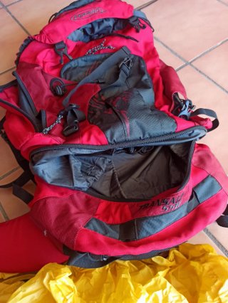 Mochila Ferrino Transalp roja de 60l