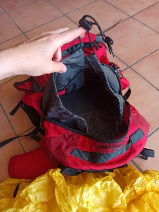 Mochila Ferrino Transalp roja de 60l