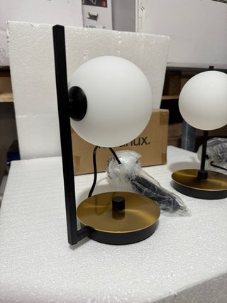 Coppia Lampade da Tavolo Ideal Lux Vetro