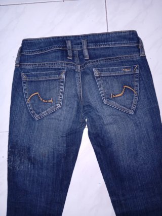 Pantalón vaquero Mango Talla 36 Mujer