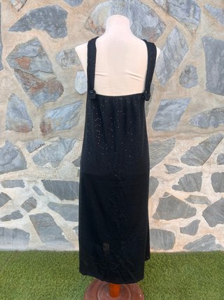 Vestido Pompom Morado Talla M