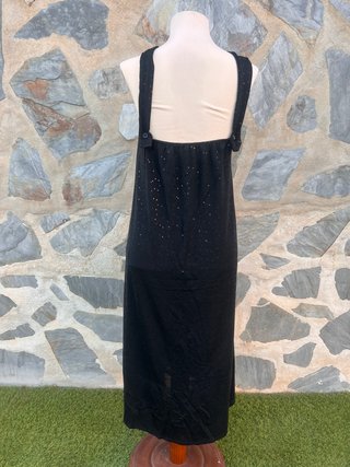 Vestido Pompom Morado Talla M