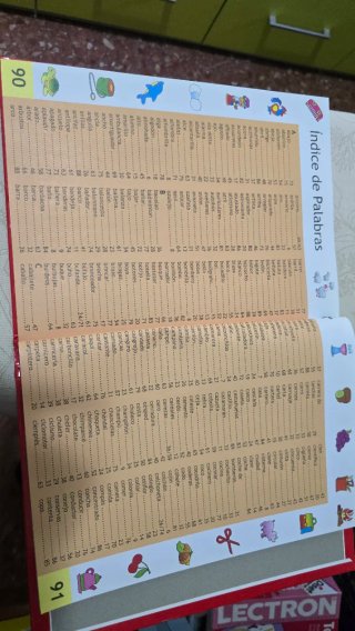 Libro mis primeras 1000 palabras en inglés.