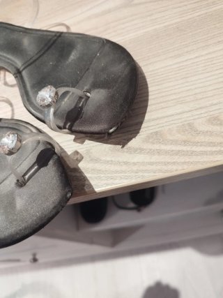 Sandalias Zara Talla 38 Transparentes