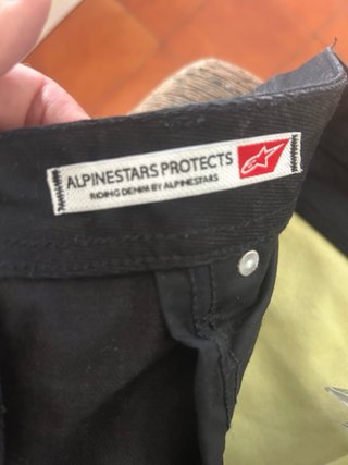 Alpinestars Copper Pro Denim Talla 32 Negro Hombre