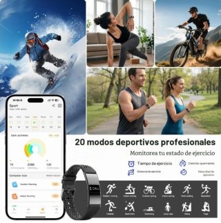 Nx Wear Smartwatch Negro/Plateado