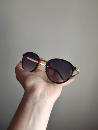 Gafas de sol West marrones y doradas