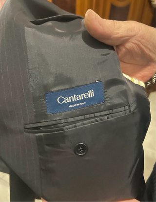 Completo uomo beige e nero