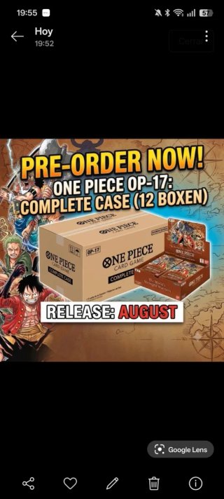 One Piece OP-17 Case Sellado Inglés asignado