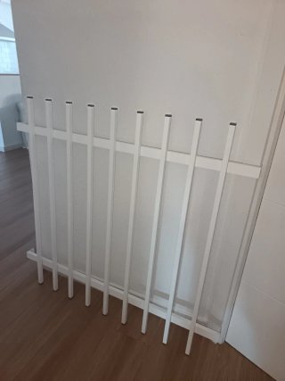 Rejas de aluminio para ventana. 120 ancho,110 alto