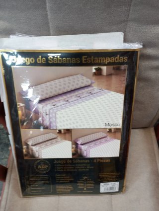 Juego de sábanas 150cm 4 piezas
