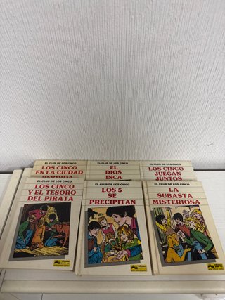 6 x Libros El Club de los Cinco