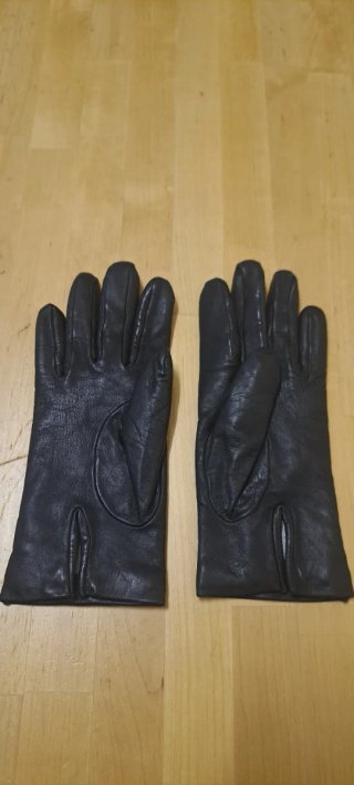 Guanti in pelle neri