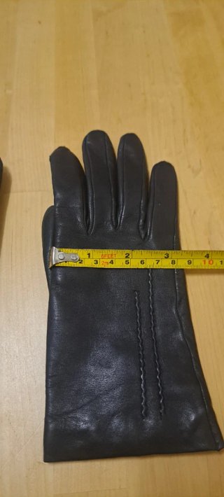 Guanti in pelle neri