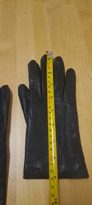 Guanti in pelle neri